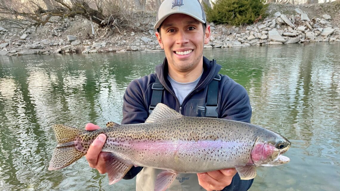 River TROUT fishing with the Sustain rod and reel!