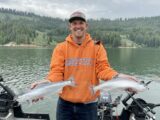 Two nice Kokanee salmon caught at Anderson Ranch Reservoir.